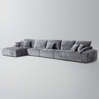 Le canapé d'angle beige Empress