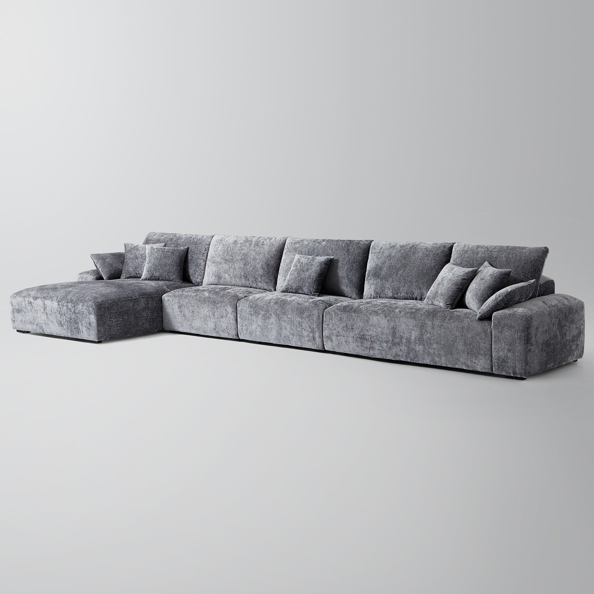 Le canapé d'angle jaune Empress