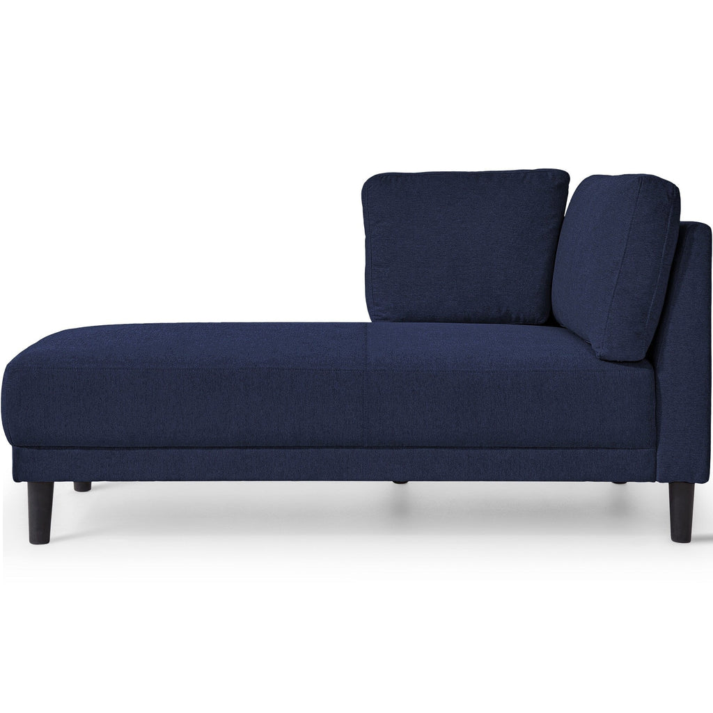 Chaise longue d'angle moderne en lin avec coussins amovibles, canapé-lit, canapé de loisirs, chaise longue rembourrée