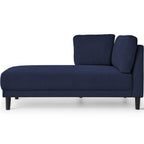 Chaise longue d'angle moderne en lin avec coussins amovibles, canapé-lit, canapé de loisirs, chaise longue rembourrée