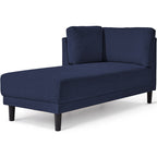 Chaise longue d'angle moderne en lin avec coussins amovibles, canapé-lit, canapé de loisirs, chaise longue rembourrée