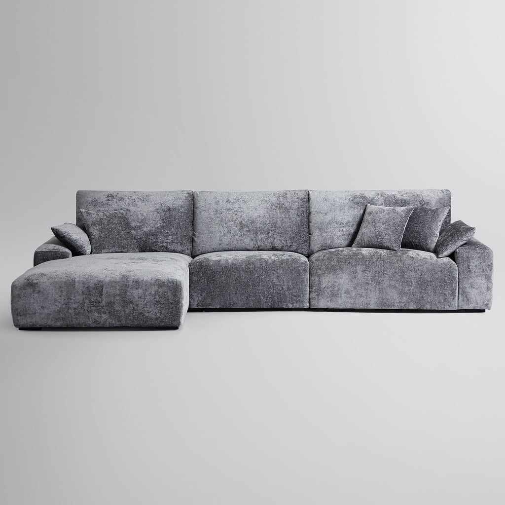 Le canapé d'angle jaune Empress