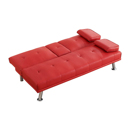 Canapé-lit double pliant multifonctionnel en polyuréthane 67 avec table basse