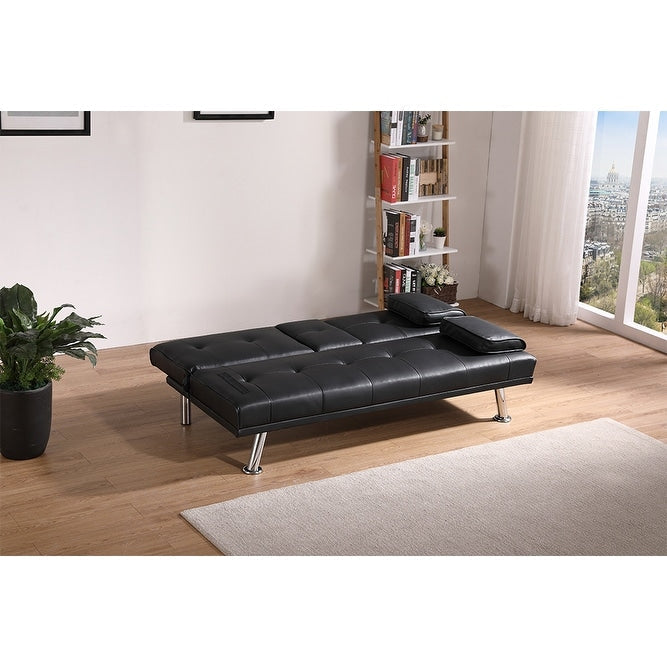 Canapé-lit double pliant multifonctionnel en polyuréthane 67 avec table basse