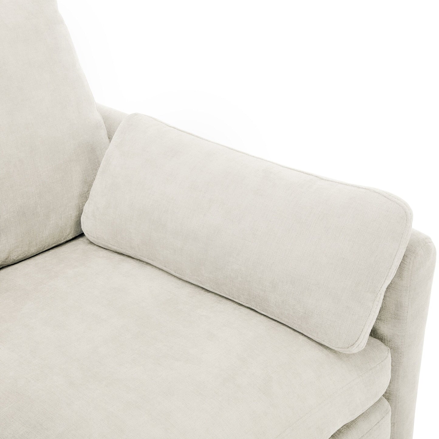 Canapé 2 places en chenille 68.1 avec coussins double épaisseur pour le salon