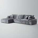 Le canapé d'angle beige Empress