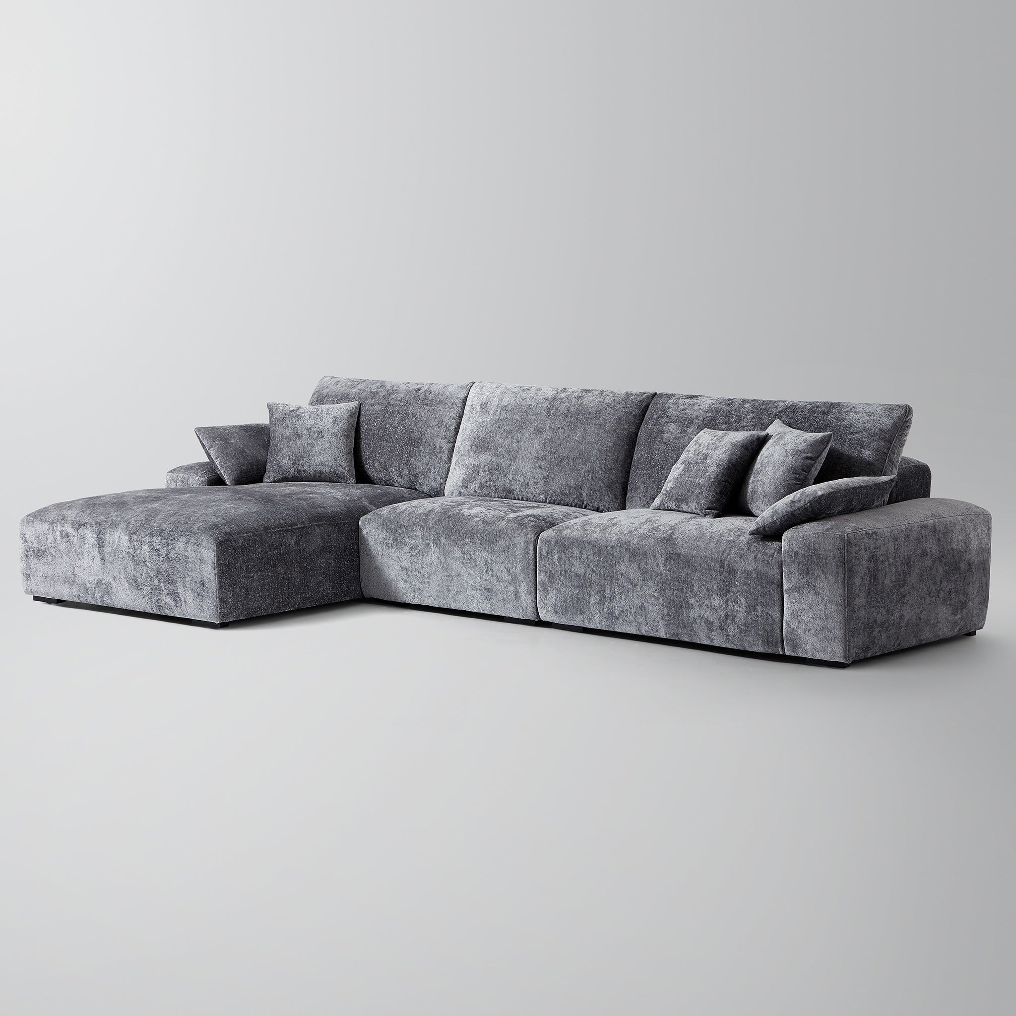 Le canapé d'angle beige Empress