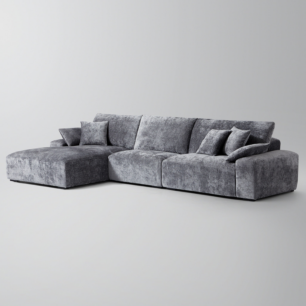 Le canapé d'angle jaune Empress