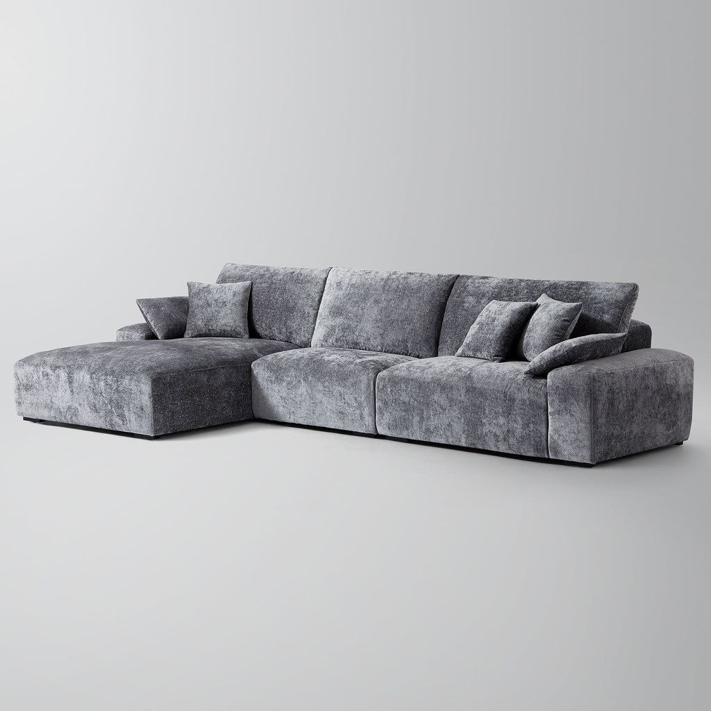 Le canapé d'angle jaune Empress