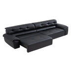 Ridhay Leather Sleeper Sofa