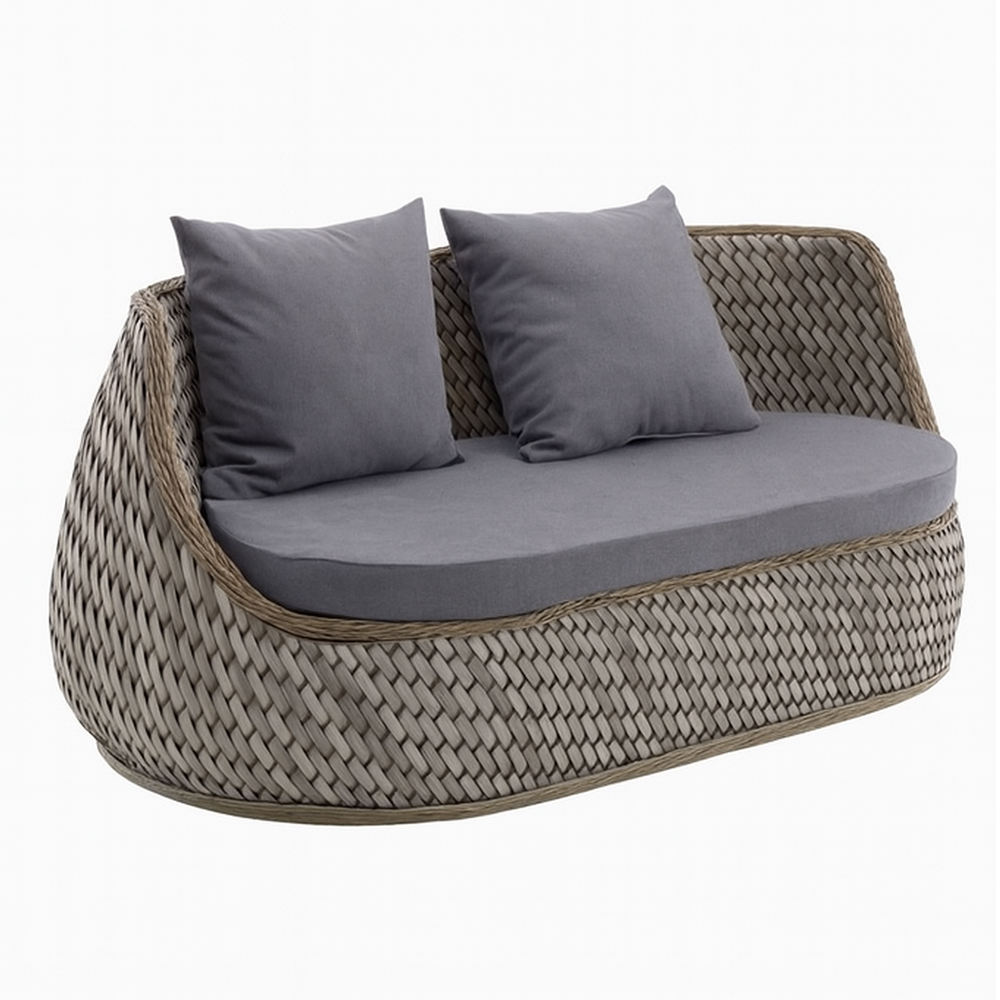 Strafford Woven Patio Lounge Set with Cushions
