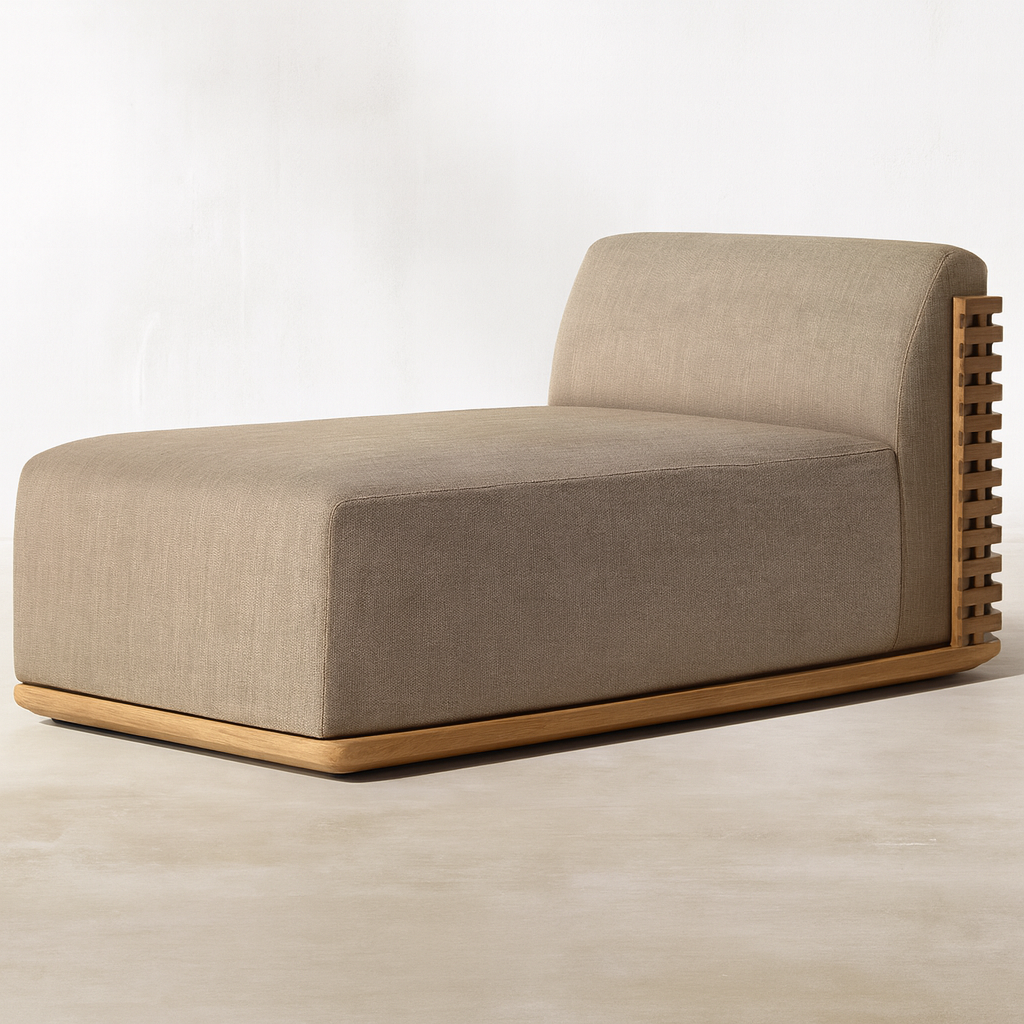 Solana Designer Teak Outdoor Sofa & Lounge Set