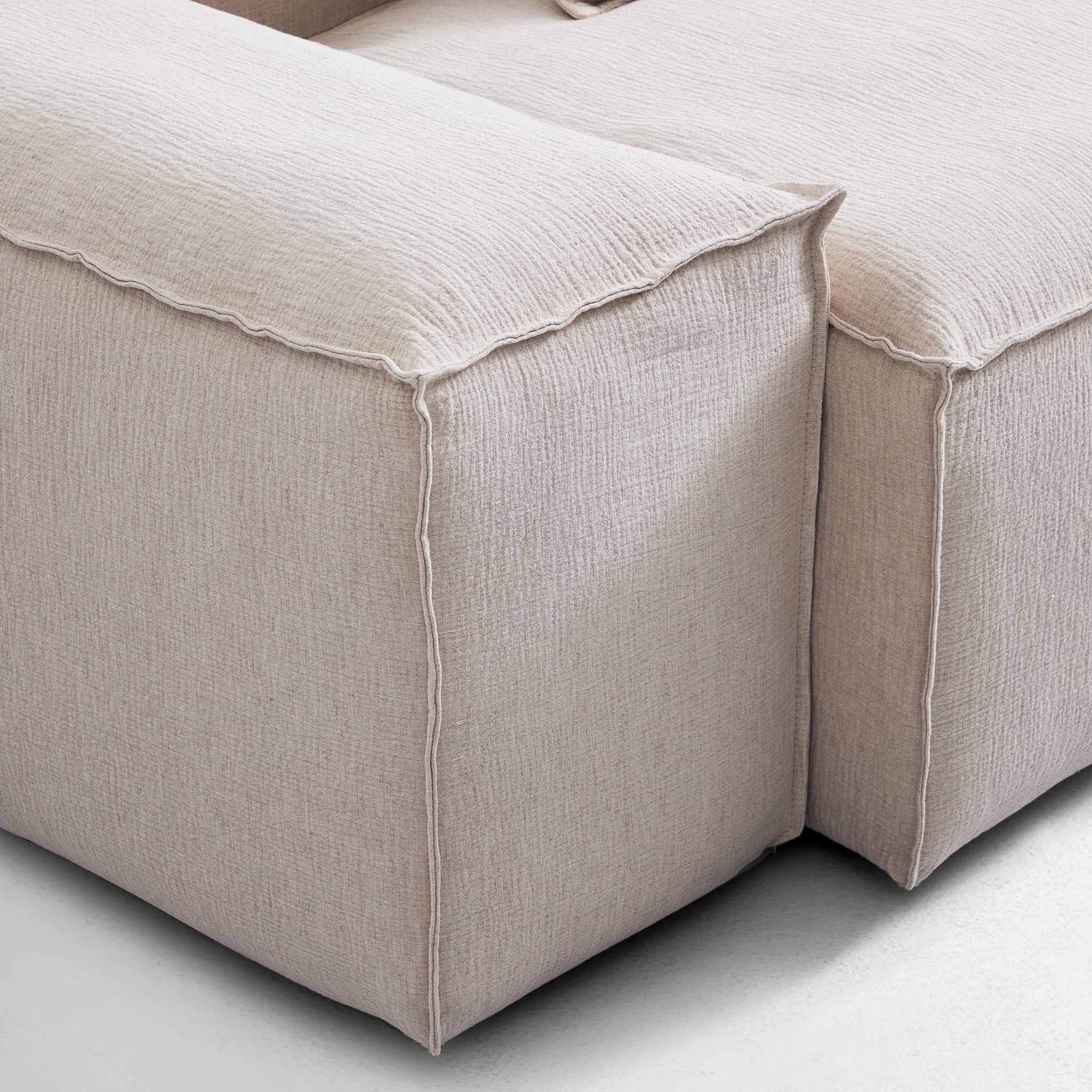 Canapé sectionnel Freedom Modular Kaki en U