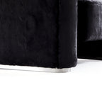 Fauteuil d'appoint en peluche Obsidian