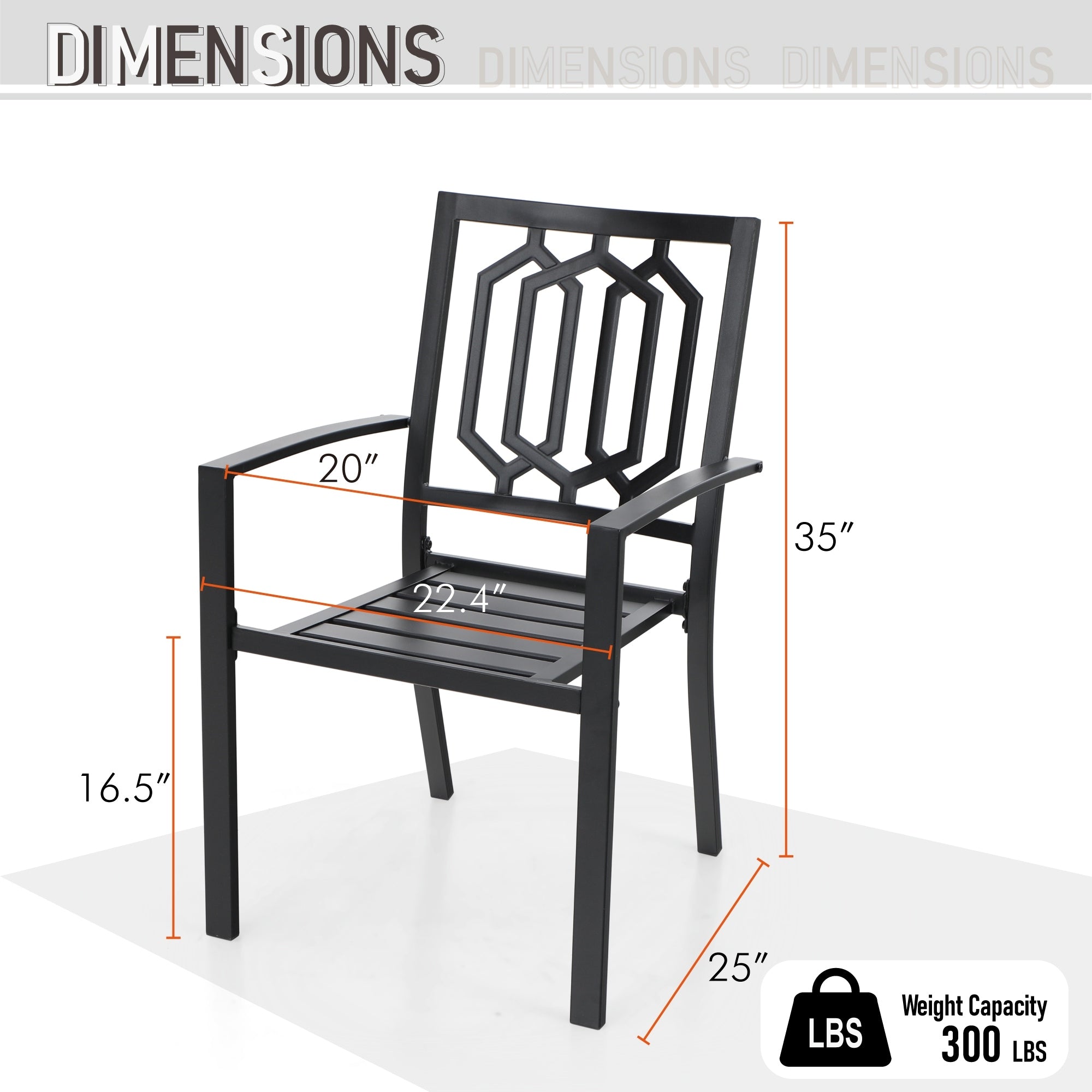 Ensemble de salle à manger d'extérieur MAISON ARTS 7 pièces, chaises de salle à manger combinées en acier avec coussin et table parasol pour 6 personnes