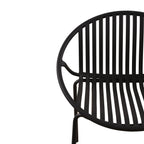 Ensemble de salle à manger d'extérieur moderne 7 pièces avec chaises empilables, blanc