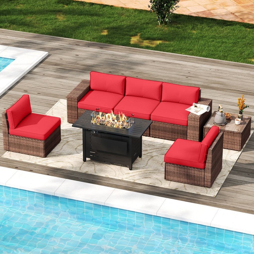 Ensemble de meubles de patio 7 pièces