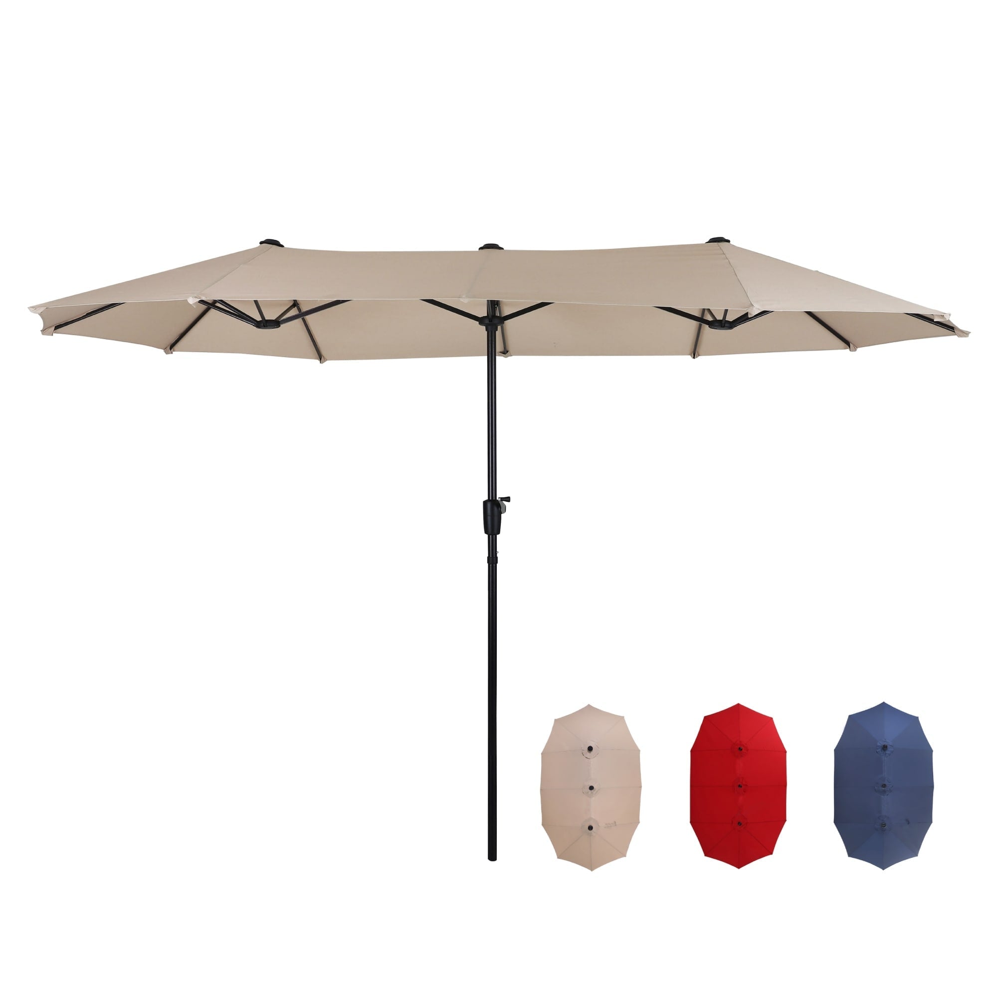 Ensemble de salle à manger de patio 7 pièces MAISON ARTS avec chaises pivotantes en textilène
