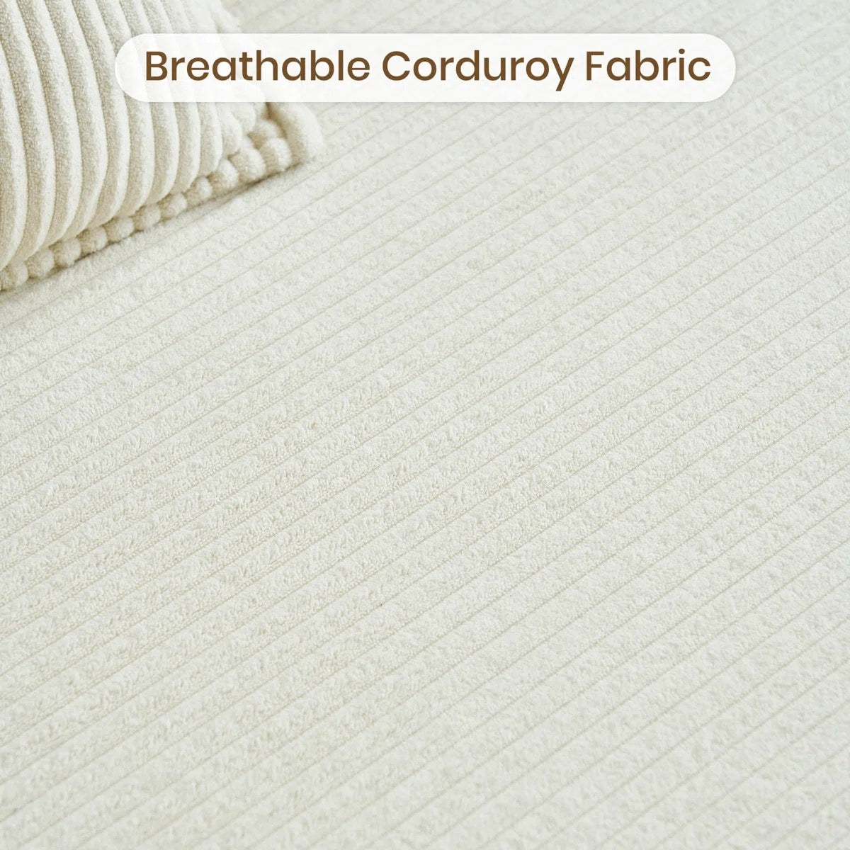 Canapé-lit convertible de 78,8 cm avec coussin et accoudoirs