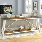 Table console d'entrée industrielle extra-longue de 70,9 pouces