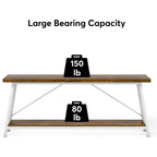 Table console d'entrée industrielle extra-longue de 70,9 pouces