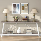 Table console d'entrée industrielle extra-longue de 70,9 pouces