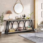 Table console extra longue de 70,9 pouces, table d'appoint pour salon