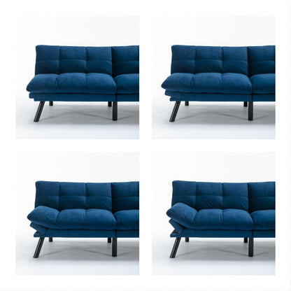Canapé convertible moderne en tissu de 70,9 pouces avec dossier réglable