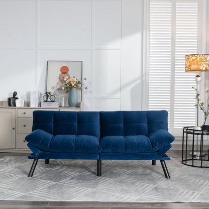 Canapé convertible moderne en tissu de 70,9 pouces avec dossier réglable