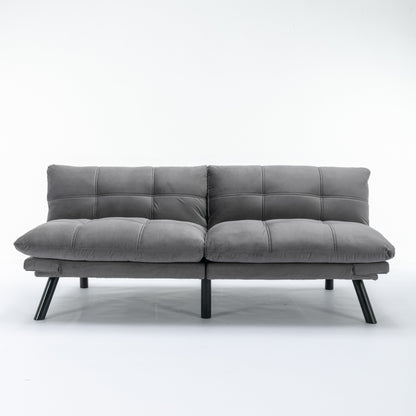 Canapé convertible moderne en tissu de 70,9 pouces avec dossier réglable
