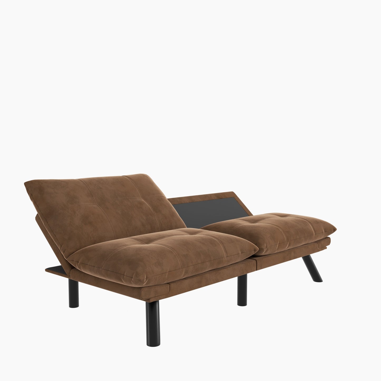 Canapé convertible moderne en tissu de 70,9 pouces avec dossier réglable