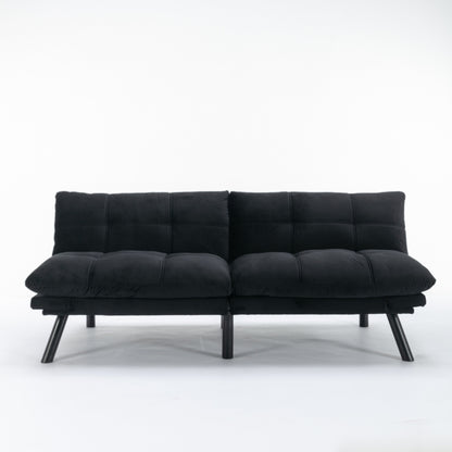 Canapé convertible moderne en tissu de 70,9 pouces avec dossier réglable