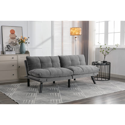 Canapé convertible moderne en tissu de 70,9 pouces avec dossier réglable