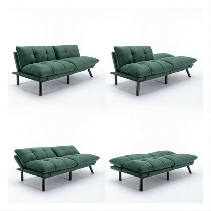 Canapé convertible moderne en tissu de 70,9 pouces avec dossier réglable