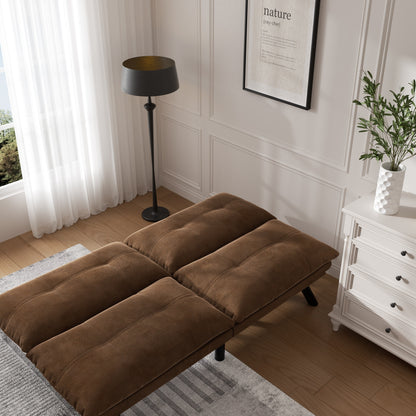 Canapé convertible moderne en tissu de 70,9 pouces avec dossier réglable