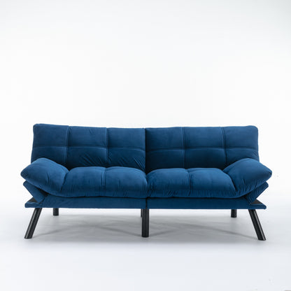 Canapé convertible moderne en tissu de 70,9 pouces avec dossier réglable