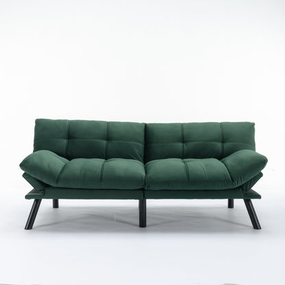 Canapé convertible moderne en tissu de 70,9 pouces avec dossier réglable