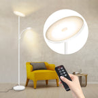 Lampadaire torche à 70 LED avec commande tactile et télécommande - N/A