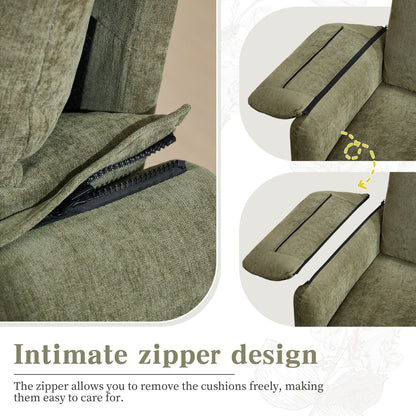 Canapé 2 places en chenille 71,28 po, confort nuageux avec éponge haute résilience, design minimaliste moderne