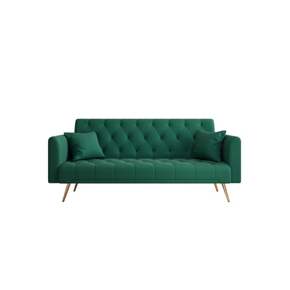 Canapé-lit double convertible rembourré - 19,00 x 71,00 x 30,00