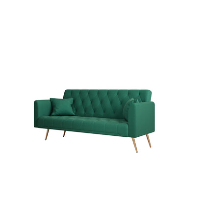 Canapé-lit double convertible rembourré - 19,00 x 71,00 x 30,00