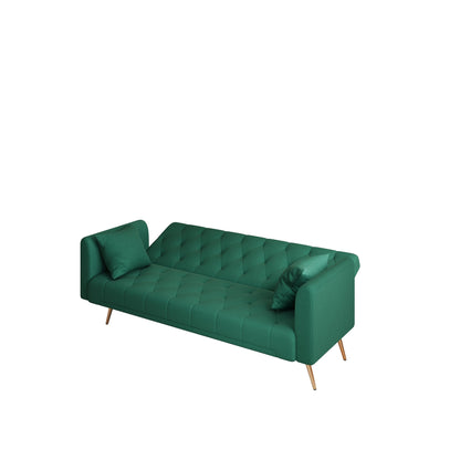 Canapé-lit double convertible rembourré - 19,00 x 71,00 x 30,00