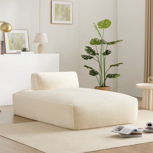 Canapé-lit modulaire surdimensionné de 72 pouces, spacieux et rempli de mousse compressée