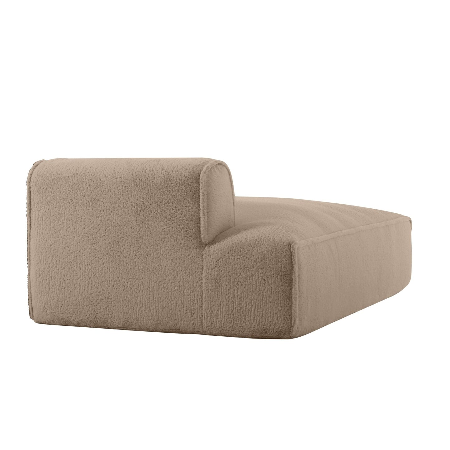Canapé-lit modulaire surdimensionné de 72 pouces, spacieux et rempli de mousse compressée