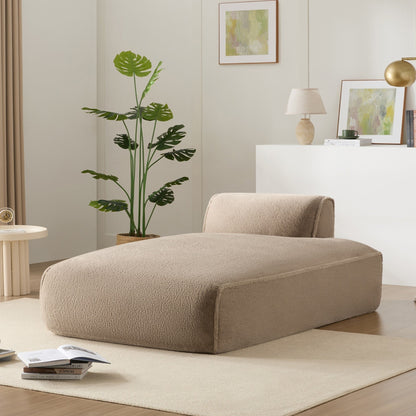 Canapé-lit modulaire surdimensionné de 72 pouces, spacieux et rempli de mousse compressée