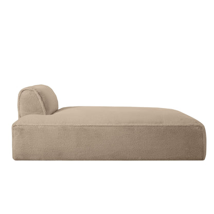 Canapé-lit modulaire surdimensionné de 72 pouces, spacieux et rempli de mousse compressée