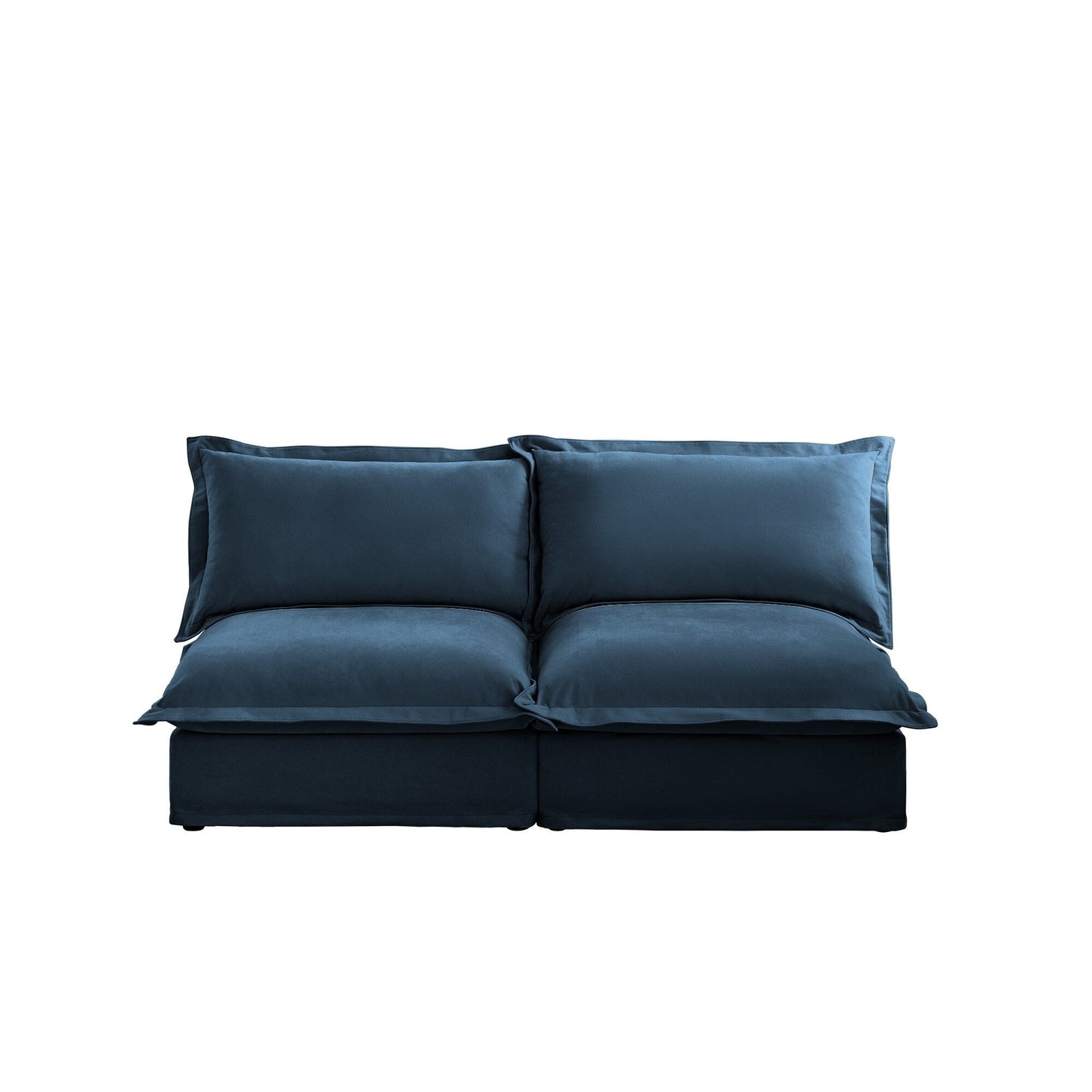 Canapé modulable 3 places en chenille 73,2 avec housses amovibles et lavables et plusieurs coussins