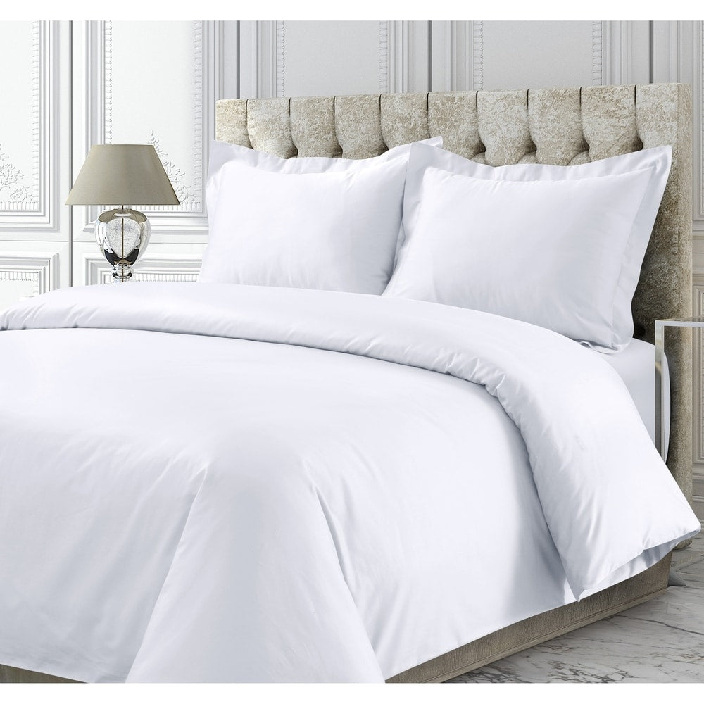 Parure de lit surdimensionnée en satin de coton 750 fils