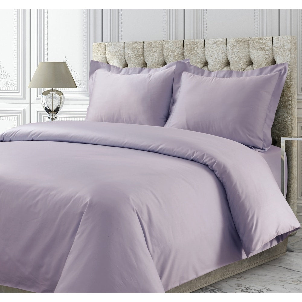 Parure de lit surdimensionnée en satin de coton 750 fils