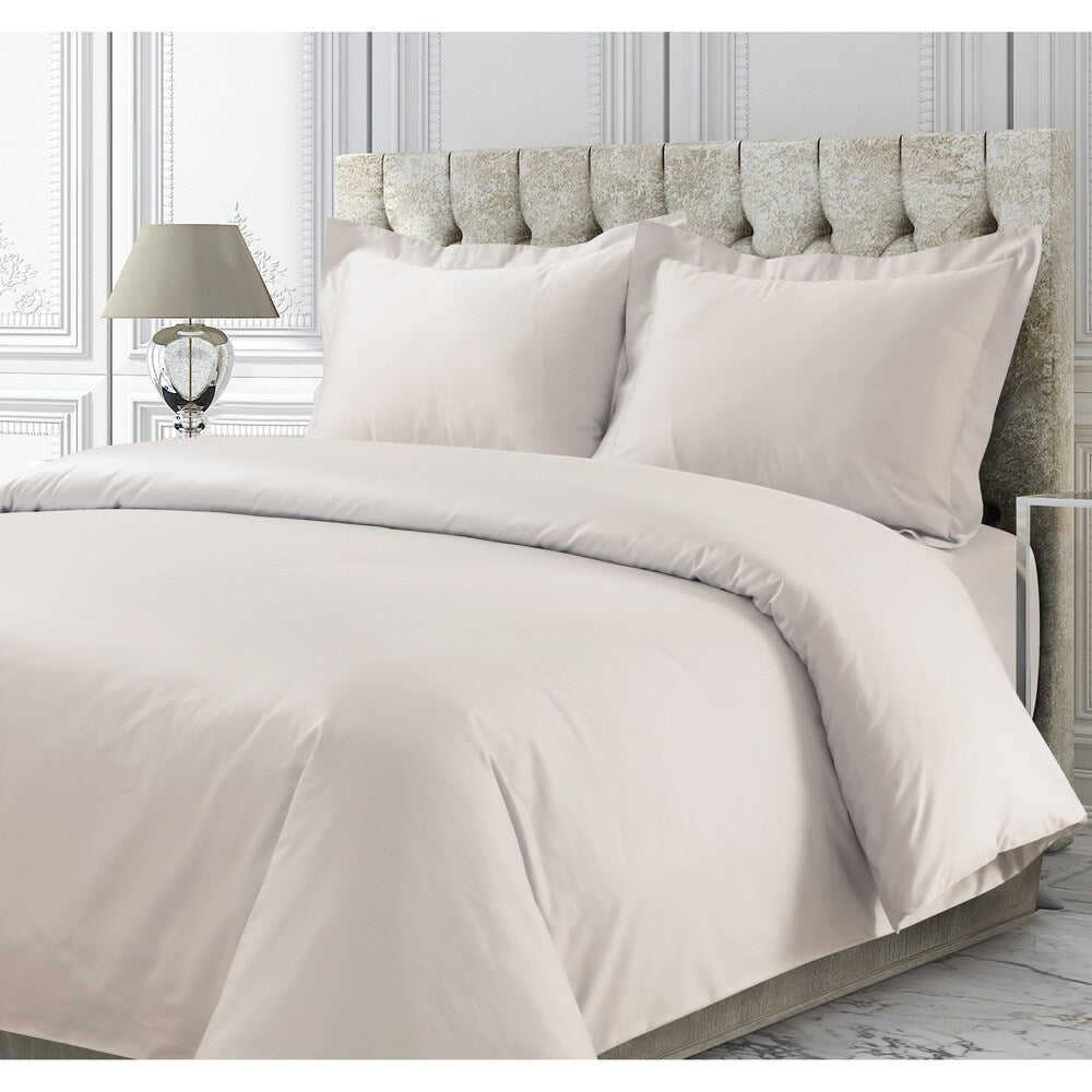 Parure de lit surdimensionnée en satin de coton 750 fils